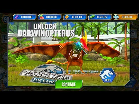 DARWINOPTERUS PACK UNLOCK DARWINOPTERUS | JURASSIC WORLD THE GAME