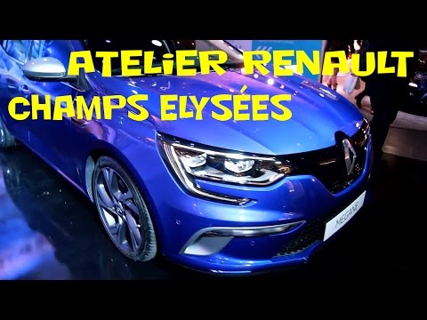 Visite de l'atelier Renault sur les Champs Elysées