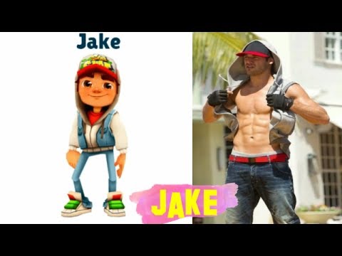 subway surfers in REAL LIFE All Characters 2017 #subwaysurfers