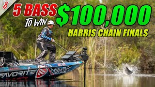 5 BASS to WIN $100,000! - Unfinished Family Business S2 E8 (Bassmaster Elite Harris Chain FINALS)