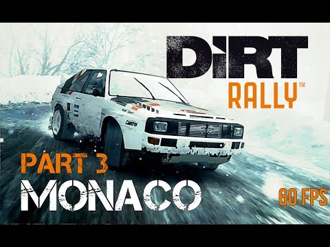 Dirt Rally Career Mode Lets Play Walkthrough Part 3 Monaco - Monte Carlo (Console Version)