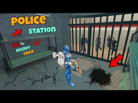 How To Enter In Police Station | 101% Secret Trick | Rope Hero Vice Town New Update |Hard Spider 2.0