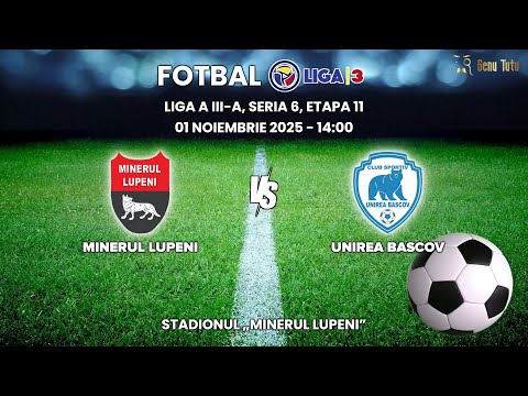 Fotbal Liga a III-a, Seria 6, Etapa 11, Minerul Lupeni - Unirea Bascov