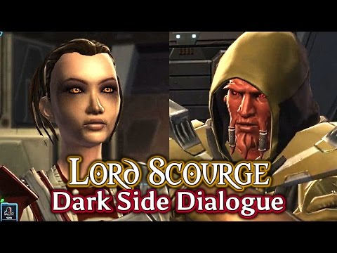 SWTOR Dark Side Jedi Knight wants a Sith Child trained by Lord Scourge [All Companion Conversations]