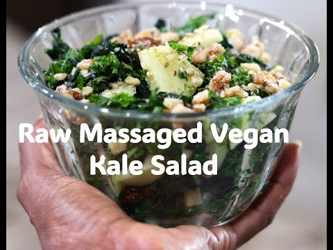 Raw Vegan Massaged Kale Salad