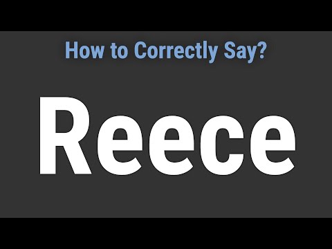 How to Pronounce Name Reece (Correctly!)