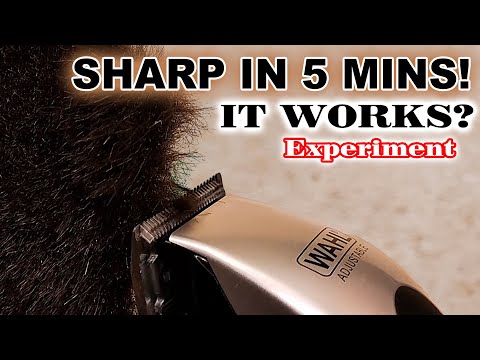 Fix Dull Clippers Fast Polishing Paste vs Sandpaper Hack