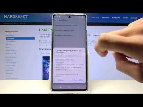 Cómo restaurar preferencias de aplicaciones en TCL 20 Pro 5G - restablecer apps
