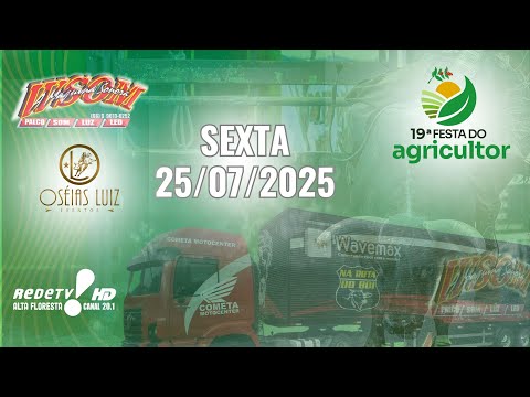 Rodeio Festa do Agricultor Carlinda/MT 2025 - Sexta  25/07/2025