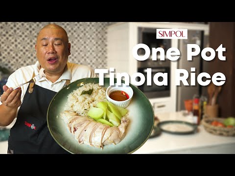 Filipino soup-rice: One-Pot Tinola Rice Recipe! | Chef Tatung