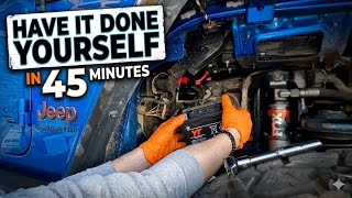 THE EASIEST WAY TO REPLACE MAIN + AUX BATTERIES ON YOUR JEEP JL OR JT