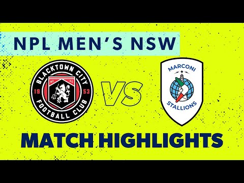 NPL Men's NSW Round 16 Highlights – Blacktown City v Marconi