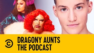 Theo Germaine Chats The Pressures of Hollywood With Candy And Crystal | Dragony Aunts The Podcast video