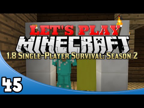 Minecraft 1.8 Single-Player Survival Season 2 - Ep. 45: Hall of Patrons