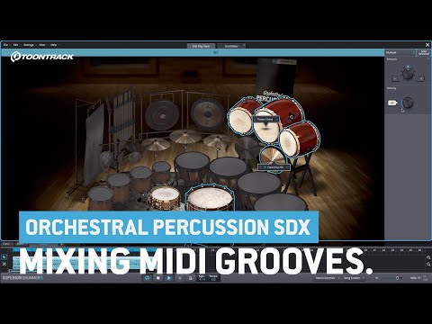 Mixing MIDI Grooves to Create Orchestral Layers