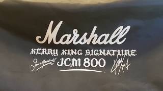 Video thumbnail for MARSHALL KERRY KING SLAYER SIGNATURE JCM800 JCM 800 GUITAR AMP HEAD 2203KK UP CLOSE VIDEO REVIEW by Essex Recording Studios
