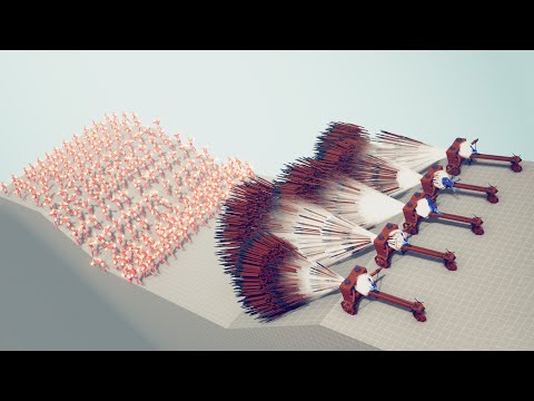 5x BALLISTA GOD vs 100x UNITS - Totally Accurate Battle Simulator TABS
