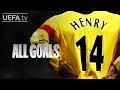 THIERRY HENRY: ALL #UCL GOALS!