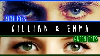 Killian&amp;Emma (Captain Swan) | Blue Eyes, Green Eyes