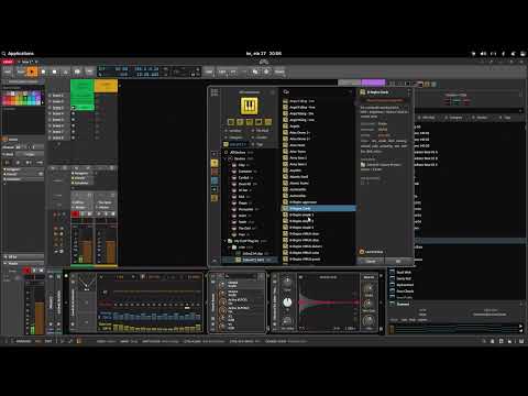 U-he Zebra2 and The Dark Zebra Bitwig Night Sounds Experiment Arpeggios