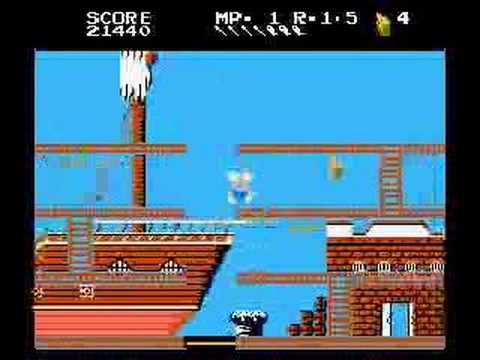 mappy land nes gameplay