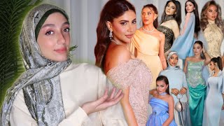 تقييم إطلالات خطبة نور ستارز ⭐️