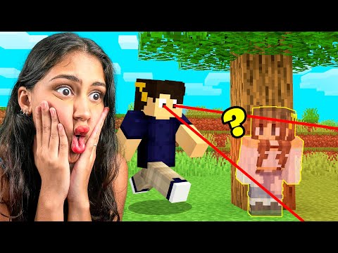 TROLLEI minha amiga com RAIO-X no Esconde Esconde