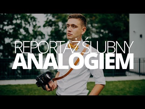 Reportaż ślubny analogiem, fotografia analogowa