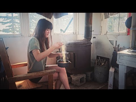 a normal day in my life - fire lookout edition