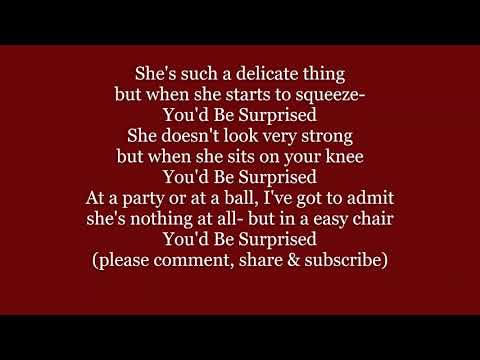 YOU'D BE SURPRISED by IRVING BERLIN Lyrics Words text trending sing along song music