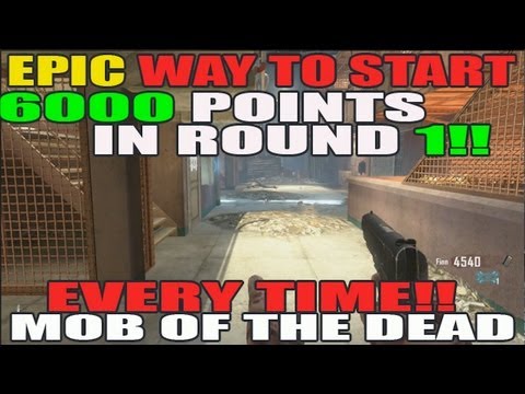 6000 Pts By Round 1 EVERYTIME!! Mob Of The Dead: Epic Way To Start Solo!