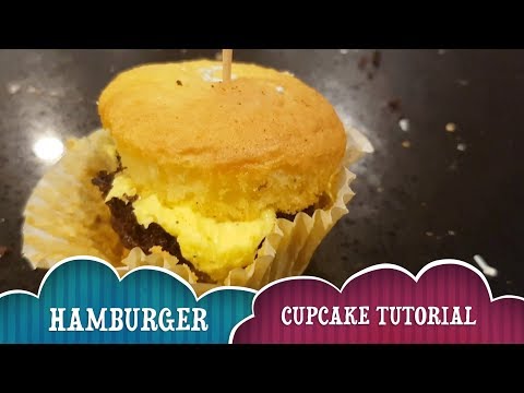 Hamburger Cupcake Tutorial