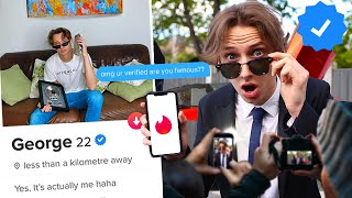 How I Got VERIFIED on Tinder and faked Being a CELEBRITY for a week!!