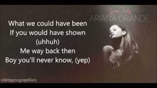 Ariana Grande - You&#39;ll Never Know (Lyrics)