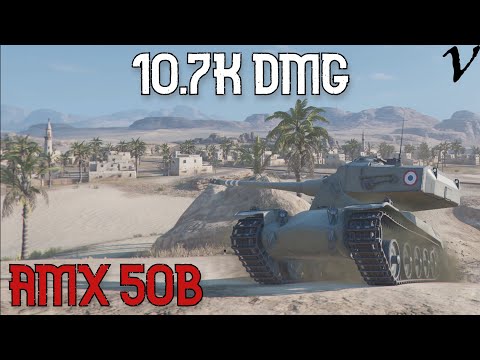 AMX 50 B: 10.7K Damage: WoT Console - World of Tanks Console