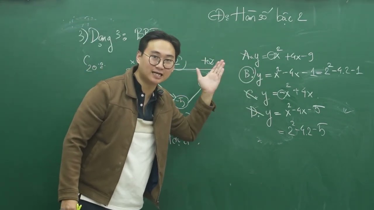 HÀM SỐ BẬC 2 (BUỔI 2) DẠNG : NHẬN BIẾT HÀM SỐ TỪ BẢNG BIẾN THIÊN, ĐỒ THỊ  , DẠNG  : XÁC ĐỊNH HỆ SỐ a,b,c