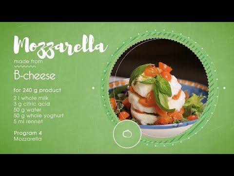 Mozzarella Recipe - How to Make Cheese at Home - Cheese Machine B-Cheese Ariete