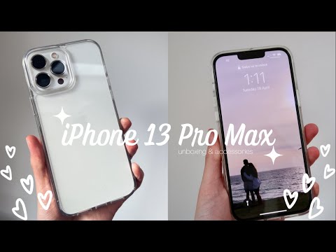 NEW IPHONE 13 PRO MAX UNBOXING | SILVER | CAMERA TEST | ASMR & AESTHETIC🤍