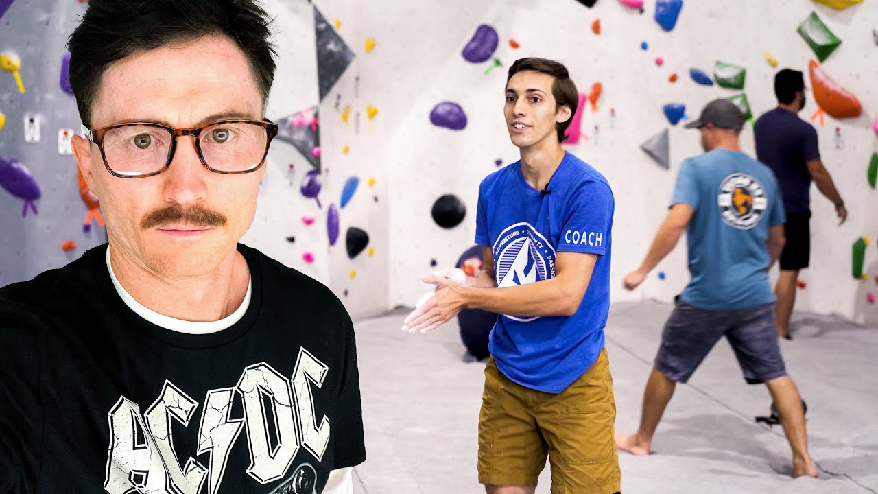 what happens when a Pro Climber sign up for a beginner course