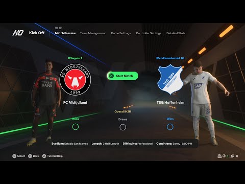 EA SPORTS FC 25⚽Midtjylland vs Hoffenheim⚽Europa League 2024 /2025⚽My Predictions⚽My Predictions⚽