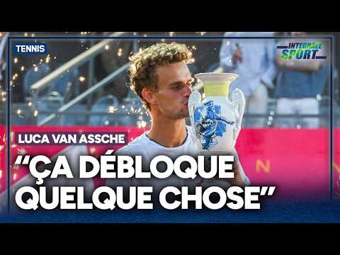 Tennis : Premier titre ATP, ambitions... Luca Van Assche est l'invité de l'Intégrale Sport