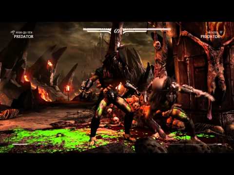 Mortal Kombat X: Predator kills + Ending