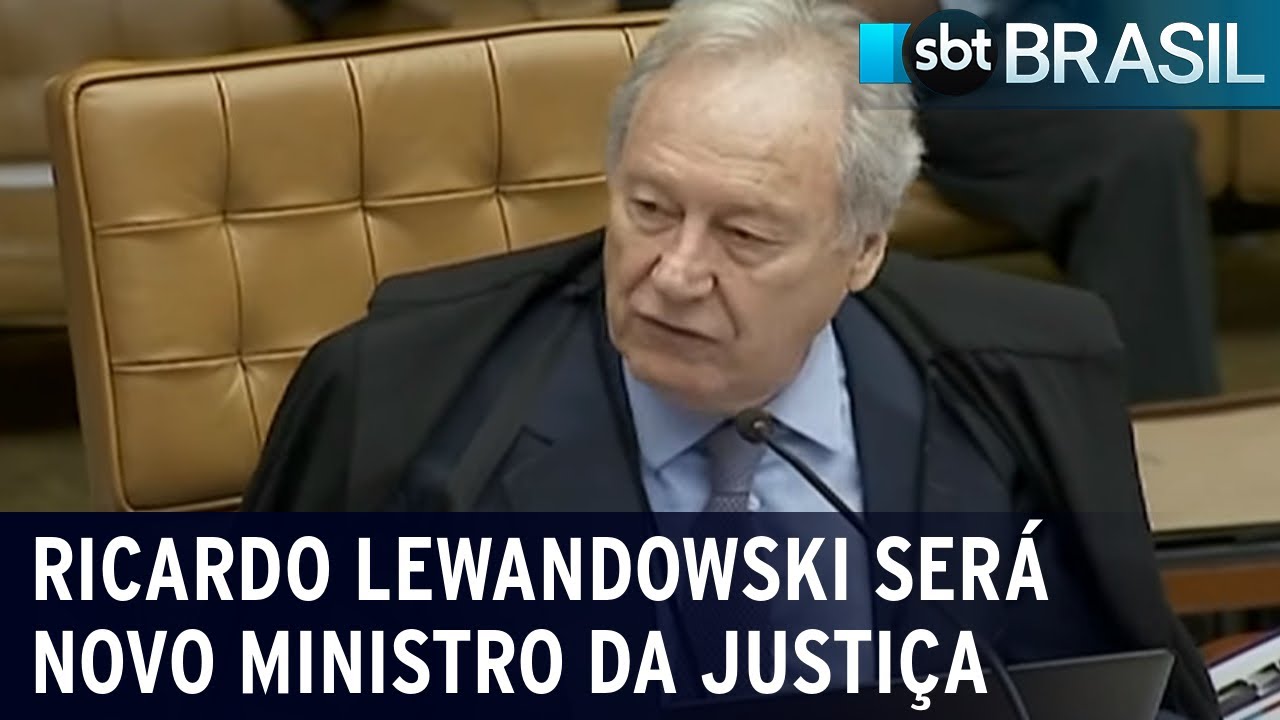 Lula anuncia Ricardo Lewandowski como novo ministro da Justiça | SBT Brasil (11/01/24)