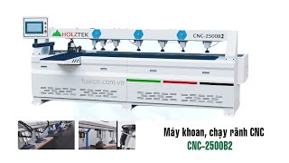 Máy khoan, chạy rãnh dài 2.5m | CNC-2500B2