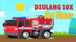 Download lagu Murottal Juz Amma Untuk Anak | An Nasr | Animasi Truk | Mobil Polisi mp3