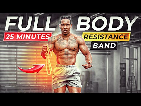 25 MINUTE FULL BODY RESISTANCE BAND WORKOUT