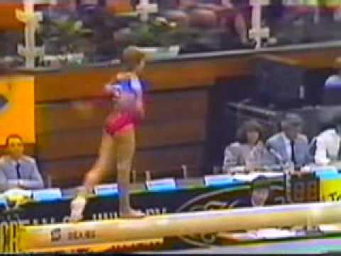 12th AA Sylvia Rau BB - 1983 World Gymnastics Championships 9.400