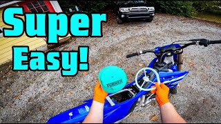 How to Change the Air Filter on Your Dirt Bike | 2022+ Yamaha YZ250