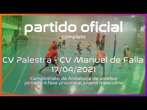 Partido CV Palestra - CV Manuel de Falla juvenil masculino. Completo