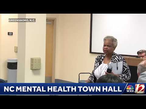 NCDHHS OFFICIALS AND STATE SENATERS HOLD MENTAL HEALTH TOWN HALL MEETING
